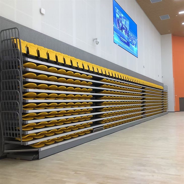 Rear-mounted Retractable Grandstand Seats factory